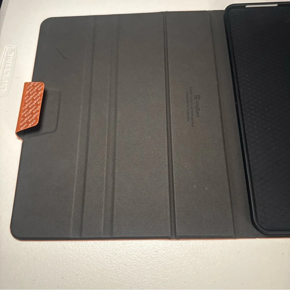 KingBlanc Folio Case for iPad Pro 6th 5th 4th 3rd 12.9 inch 2021/2020/2018 Brown